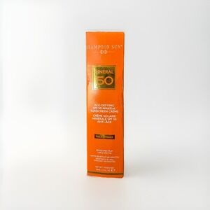 HAMPTON SUN AGE-DEFYING SPF 50 MINERAL SUNSCREEN CREME FOR FACE 1.7 OZ 09/26